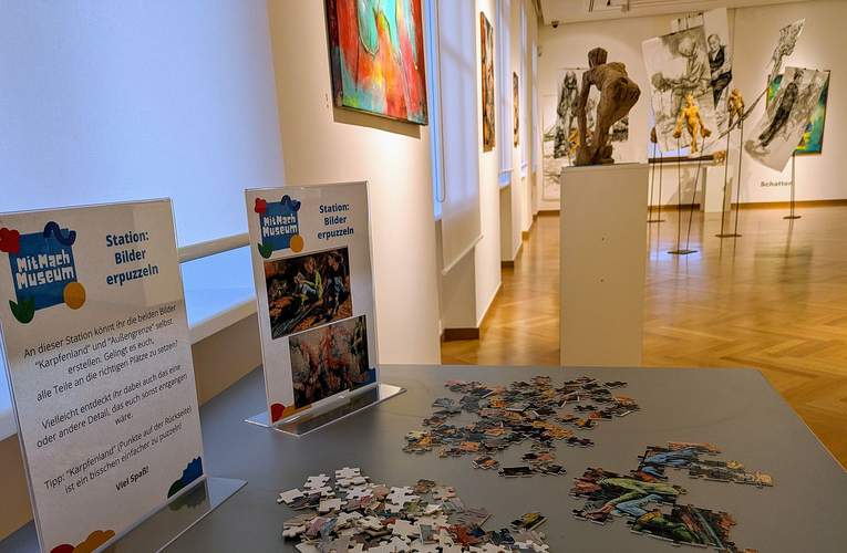 Puzzeln. Zum Mitmachen. Im Forum Alte Post. In PS.