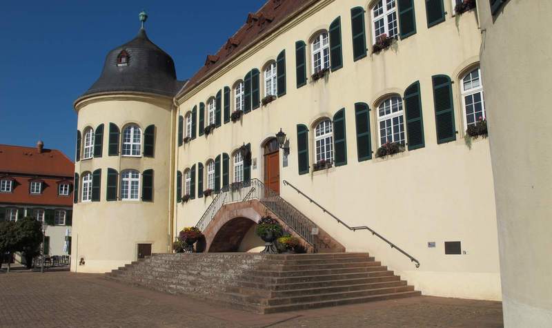 Das Büro des Ersten hauptamtlichen Beigeordneten der VG BZA im unteren Stockwerk des Schlossturmes ist ab Februar 2027 neu zu besetzen. Foto. rw. 