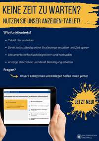 Wer keine Zeit hat, braucht bei der Polizei in LD und Haßloch nicht mehr auf einen Beamten warten, sondern kann seine Anzeige selbst an einem Terminal erstatten.