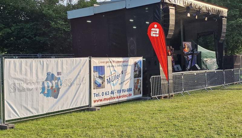 Auch wir von suewpress.de gehören zu den Sponsoren des Kurpark-Festes von BZA. Foto. rw.