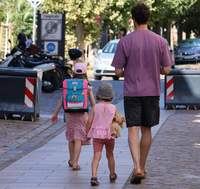 73 Erstklässler nahmen am diesjährigen Aktionstag „Sicherer Schulweg“ der Stadt LD teil. Foto. Stadt. LD. Frei. 