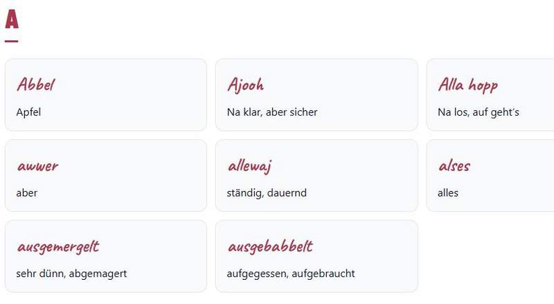Pälzisch. Mundart-Stiftung fördert Projekte. 