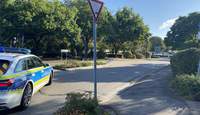 Unfall zwischen Pkw und Radfahrerin. Passiert in Herxheim. 
