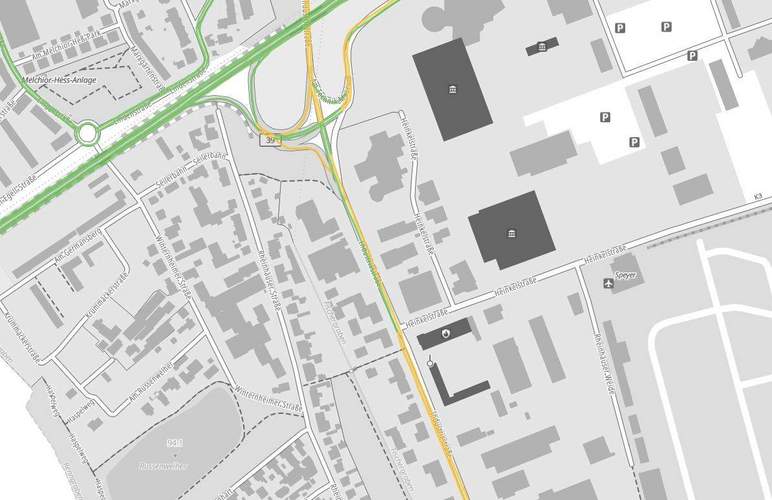 In SP wird am Montag im Laufe des Tages die Baustelle B 39/Industriestraße aufgehoben.