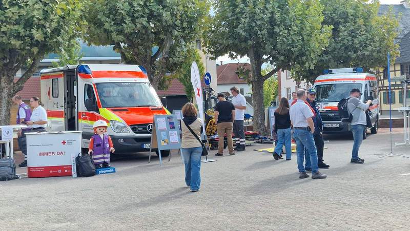Das Team der DRK-Rettungswache.