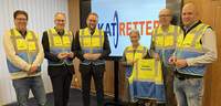 Von links. Dr. Marold Wosnitza (OB ZW), Dietmar Seefeldt (Landrat SÜW), Markus Zwick (OB PS), Dr. Susanne Ganster (Landrätin SWP), Dr. Dominik Geißler (OB LD) und Martin Brandl (Landrat GER) gaben kürzlich den Startschuss für das gebietsübergreifende Erstretter-System. Foto. KV Südwestpfalz. Frei. 