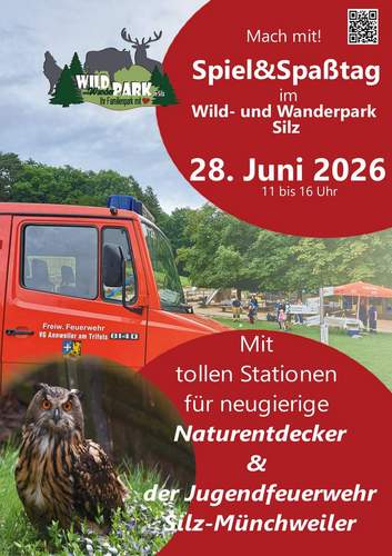 Wasserspiele mit der Jugendfeuerwehr stehen beim Spiel- und Spaßtag im Wild- und Wanderpark bei Silz am kommenden Sonntag auf dem Programm. Archivfoto. WWP. Frei. 