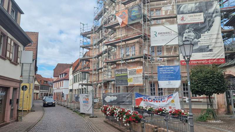 Die Königstraße in BZA ist seit heute Morgen wieder durchgängig befahrbar. Foto. rw. 