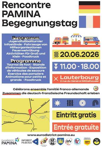 Am Pamina-Begnungstag gibt es ein großes Programm für Groß und Klein in Lauterbourg.
