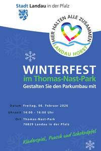 Am 6. Februar ist Winterfest im LDer Thomas-Nast-Park. Foto. Stadt. LD. Frei. 