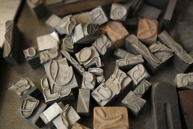 Die Lettern und das Drucken. Zu Begreifen bei der Winkel-Druckerei im Kulturhof in SP. 