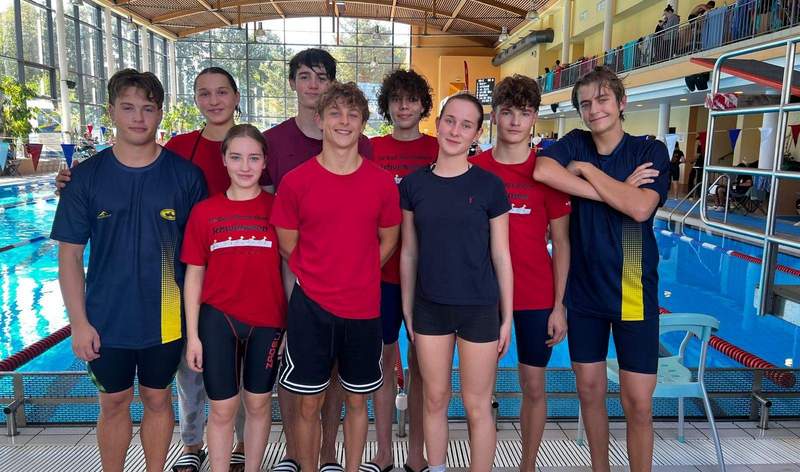 In Spitzenform. Die Schwimmer des TV BZA beim Nationalen Schwimmfest in KL. 