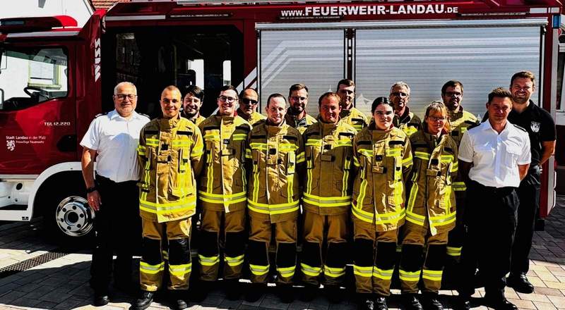 Seit 150 Jahren stehen die Kameraden der Freiwilligen Feuerwehr Wollmesheim zuverlässig im Dienst der Sicherheit der Bürger. Foto. FFW Wollmesheim. Pressefrei.