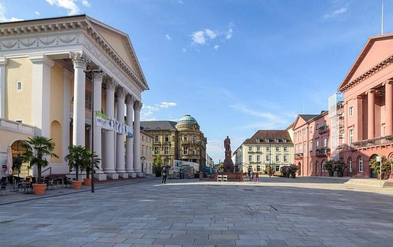 Am Marktplatz in der Innenstadt soll die Demonstration enden. Foto. Stadt KA. Monika Müller-Gmelin. Frei. 