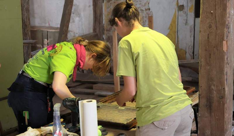Denkmalpflege erleben, traditionelles Handwerk kennenlernen und dabei aktiv Geschichte bewahren. Im September startet in LD die Jugendbauhütte. Foto. Stadt. LD. Frei. 