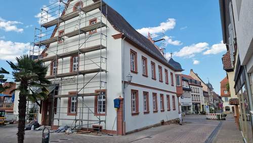 29.07.2026 - Momentaufnahme. Altes Rathaus. Gerüst-Abbau.