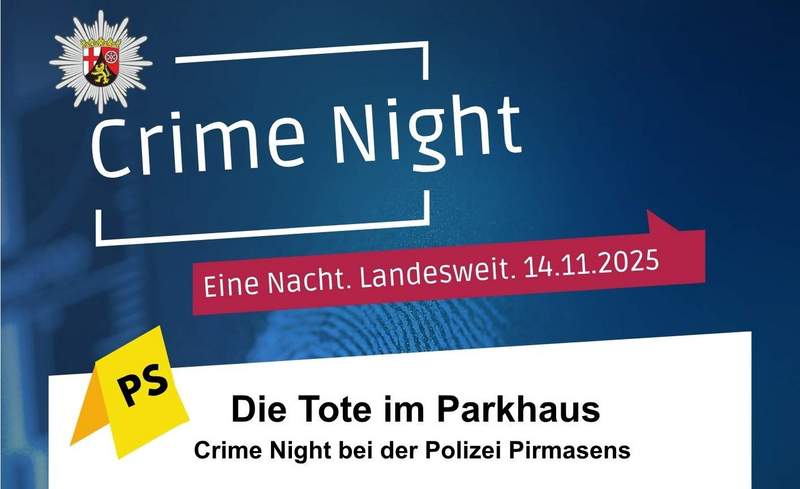 Schnupper-Kurs. Bei einer Crime-Night in den Polizisten-Beruf reinschnuppern. 
