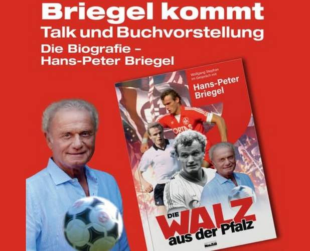 1. FCK-Legende und Nationalspieler stellt am Donnerstagabend sein Buch "Walz aus der Pfalz" in Dierbach vor. 