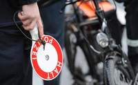 Der Schwerpunkt bei den Fahrradkontrolle an der IGS in LD lag auf der Beleuchtung. Bei der Hälfte der kontrollierten Räder war sie defekt. 