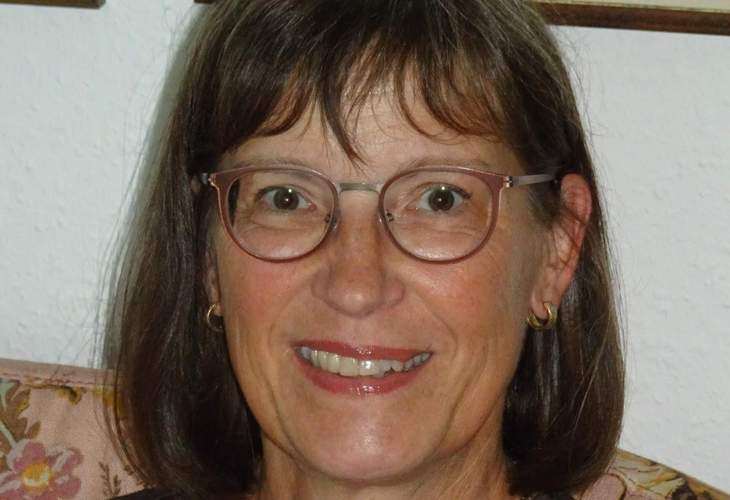 Barbara Blum aus BZA gestaltet den Sterbesegen. Foto. Privat.