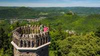 Der Richard-Löwenherz-Wander-Weg bei Annweiler ist erneut zertifiziert worden. Foto. Tourismusverein. Pressefrei. 