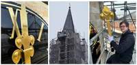 Die Turmuhr von St. Jakobus in GER ist wieder da und läuft.