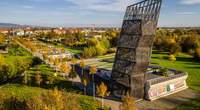 Der Aussichtsturm auf dem Gelände der ehemaligen Landesgartenschau in LD ist ab sofort gesperrt. Foto. Dominik Ketz Photography. Pressefrei. 