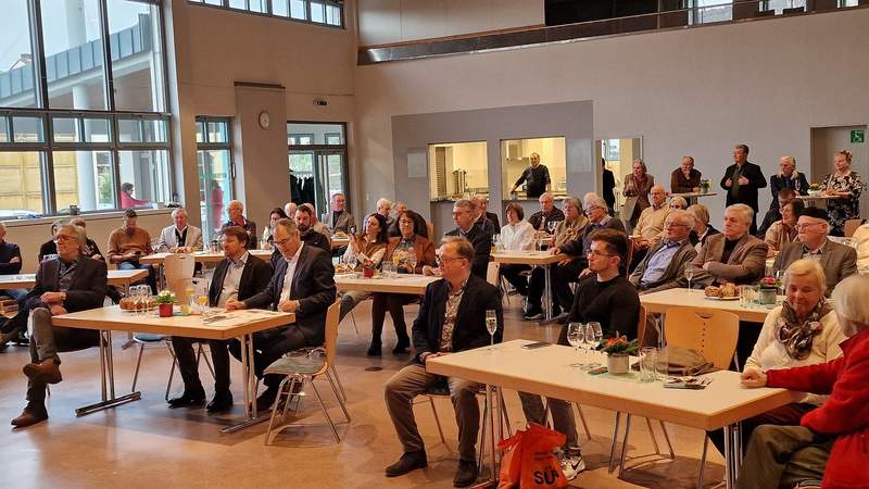 Rund 80 Gäste kamen zum Neujahrsempfang der CDU in die Otterbachhalle in Oberotterbach am gestrigen Sonntag. Foto. rw.