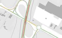 Massive Verkehrseinschränkung an der B-9-Überquerung an der Iggelheimer Straße bei SP. 