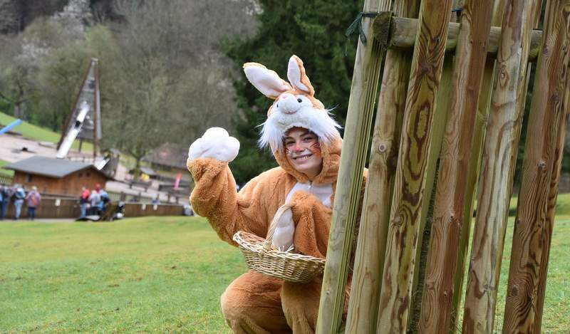 Der Osterhase kommt in den Wild- und Wanderpark.