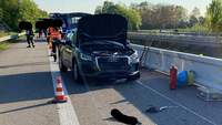 Bei Haßloch ist ein 26-Jähriger Autofahrer einem vorausfahrenden Fahrzeug aufgefahren. Der Unfallverursacher wurde dabei verletzt und musste ins Krankenhaus.