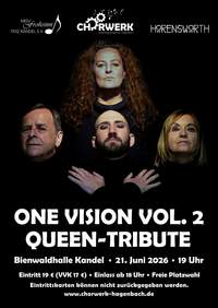 Chorwerk Queen-Tribute. Für Sonntag, 21. Juni gibt es noch Restkarten. Manfred Ehrhardt. Pressefrei.