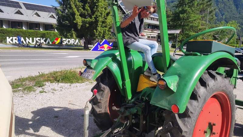 Birgit Getto auf dem alten Deutz in Kranska Gora in Slowenien. Foto. Getto. 