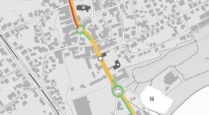 Am 7. Juni wird die Ortsdurchfahrt von Dahn (B 427) wegen Fahrbahnmarkierung voll gesperrt. 