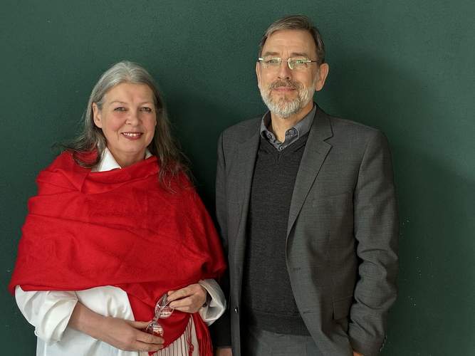Ute Zimmermann und Michael Werner sind die Gründer der Pfälzischen-Mundart-Stiftung.