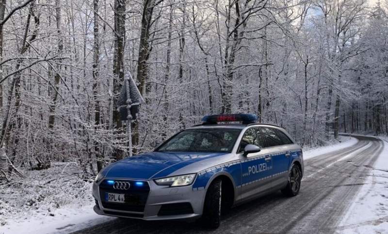 Winterwetter. Auch an der SÜW. Die Polizei verzeichnete bislang 2 Unfälle. 