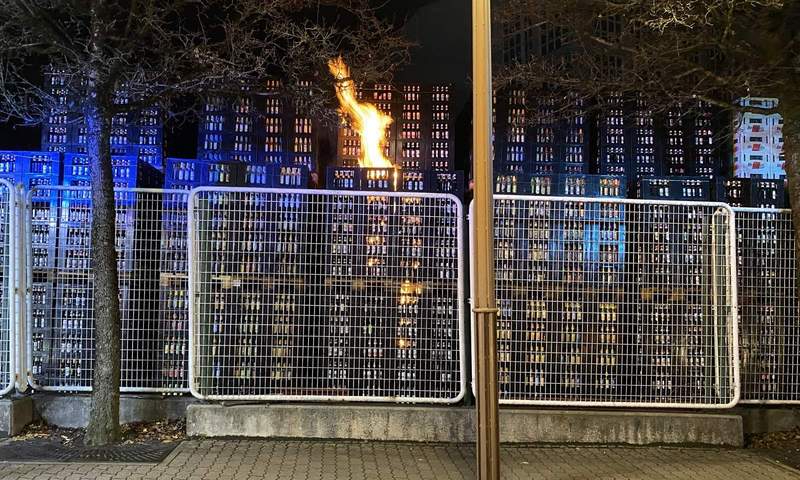 In PS hat in der Park & Bellheimer Brauerei Leergut gebrannt. Die Feuerwehr konnte die Flammen schnell löschen. 