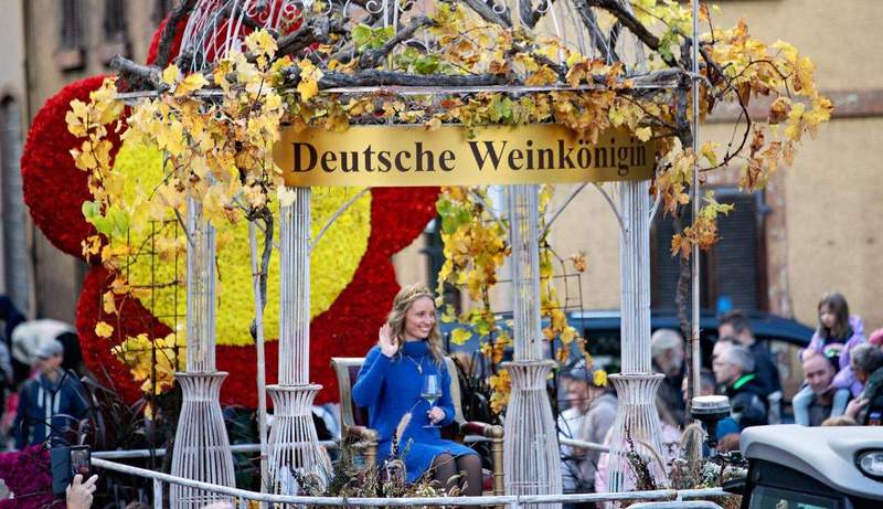 ... beim Winzerfest-Umzug am morgigen Sonntag. 