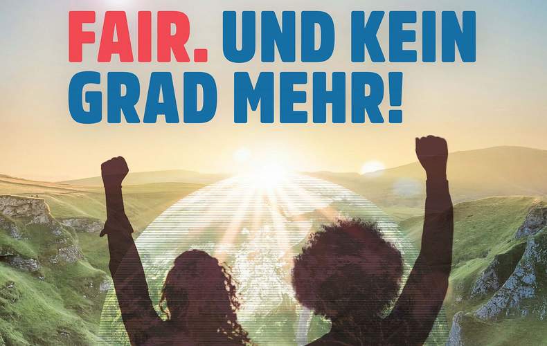 Die bundesweite „Faire Woche“ findet vom 13. bis 27. September unter dem Motto „Fair. Und kein Grad mehr!“ statt. Foto. Forum Fairer Handel. Frei.