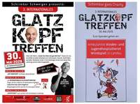 Am WE ist wieder Glatzkopf-Treffen in der Schirmbar am Weintor in Schweigen. 