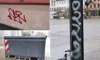 Graffitis und Schmierereien verursachen erhebliche Kosten für deren Beseitigung und stellen eine Belastung für die Allgemeinheit dar. Foto. Stadt. LD. Frei. 