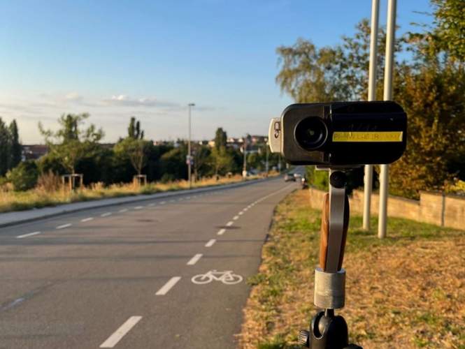 Tempo-Kontrolle. In Roschbach und Edesheim.