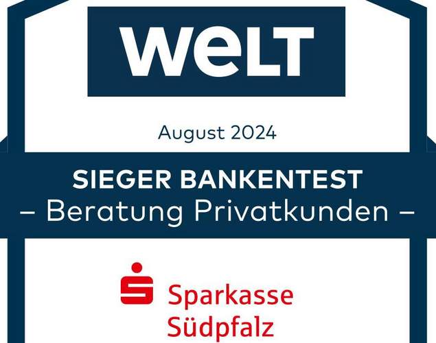 Die Sparkasse ist im regionalen Vergleich ganz vorne.