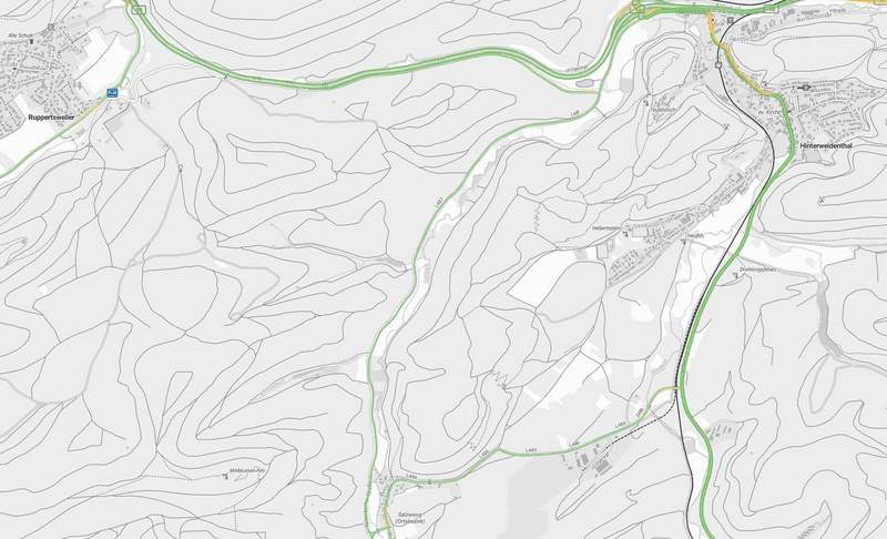 Wegen Baumfällarbeiten wird die L 487 bei Salzwoog Richtung B 10 für zweieinhalb Wochen voll gesperrt. 