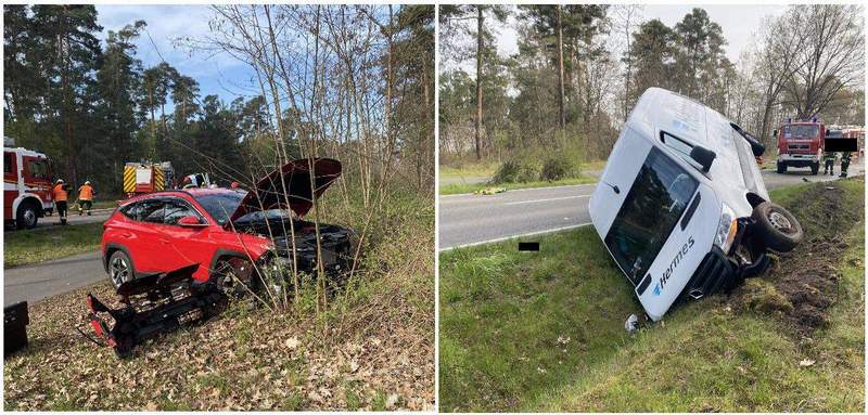 Bei dem Versuch, eine Kolonne zu überholen, übersah der Kastenwagenfahrer einen wegen Abbiegens ausscherenden Pkw. Passiert am heutigen Samstagmorgen bei Haßloch. 