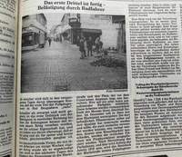 So alt wie die FuZo in BZA selbst. Das illegale Nutzen durch Radfahrer. Hier ein Zeitungsartikel aus dem Jahr 1977. 