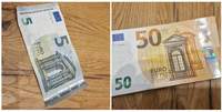 5-Euro-Schein gefunden. suewpress.de legt 50 Euro oben drauf. Aber für wen? Das entscheidet Ihr, liebe Leser. Foto. rw. 