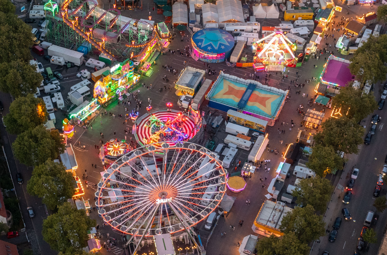 Von 13. bis 22. September geht es beim Landauer Herbstmarkt wieder rund auf dem Alten Messplatz. Foto. pfalzvision. Alexander Martin. Pressefrei.