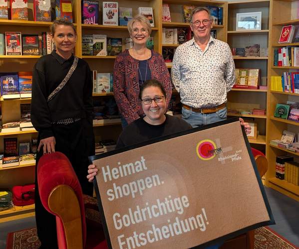 Auch die Buchhandlung Fröhlich – Ihr Spei'rer Buchladen in der Korngasse hat am Laden-Check der IHK teilgenommen. 