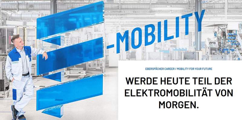 So cool wie auf diesem aktuellen Firmen-Banner von Eberspächer ist es um das Unternehmen derzeit wohl nicht bestellt. Das Werk in Herxheim soll zum Jahresende dicht gemacht werden. Rund 200 Arbeitsplätze stehen zur Disposition. Foto. Screenshot. Frei. 
